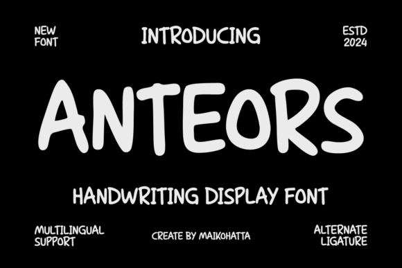 Anteors: A Font That Elevates Your Brand