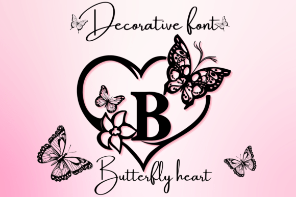 Butterfly Hearts Font
