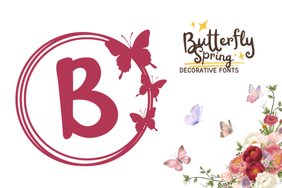 Butterfly Spring: A Decorative Font for Web Design