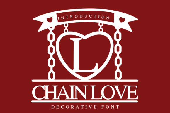 Chain Love Font for Creative Projects