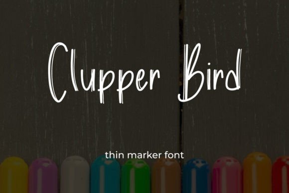 Clupper Bird: A Bold Typeface for Creative Design
