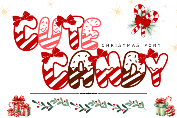 Cute Candy Font for Holiday Campaigns