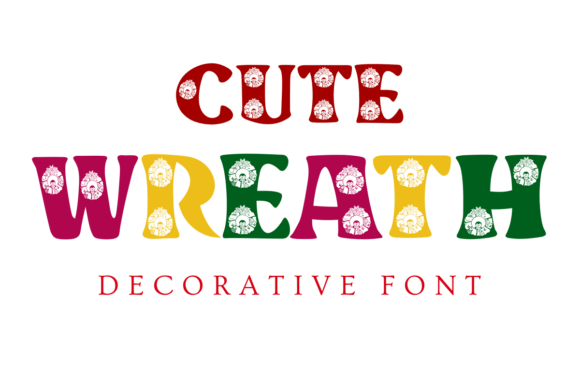 Cute Wreath Font for Creative Campaigns