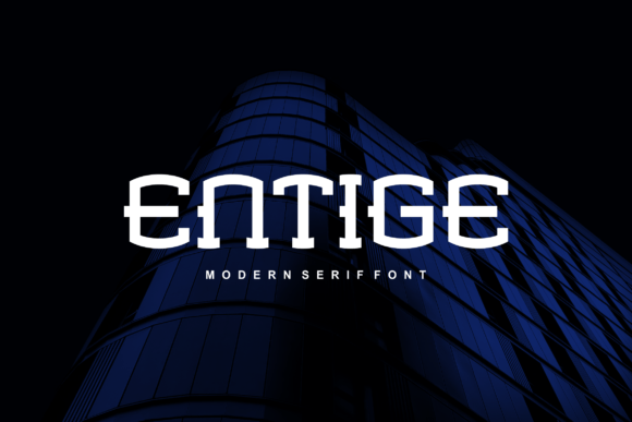 Entige: A Stylish Serif Font