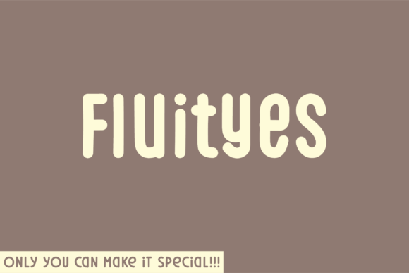 Fluityes Rounded: A Handwritten Font for Editorial Design