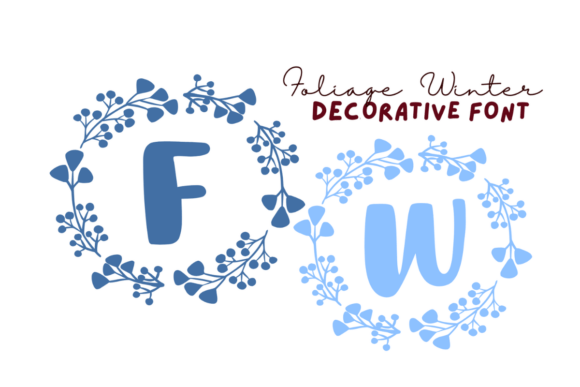 Foliage Winter Font for Business