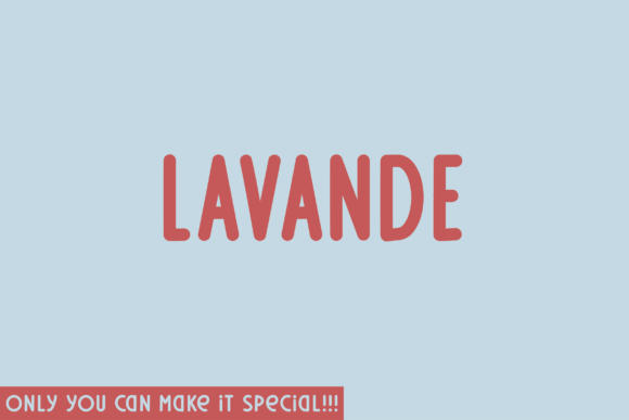 Lavande: A Charming Sans Serif Font