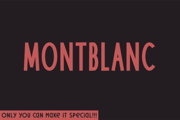 Montblanc Font Review