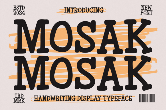 Mosak: Elegant Serif Font for Crafters