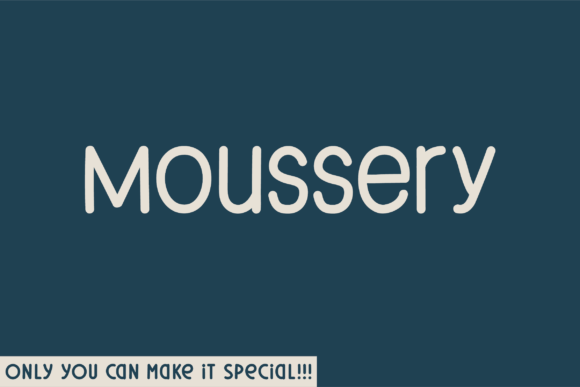 Moussery Rounded: A Handwritten Font for Editorial Design