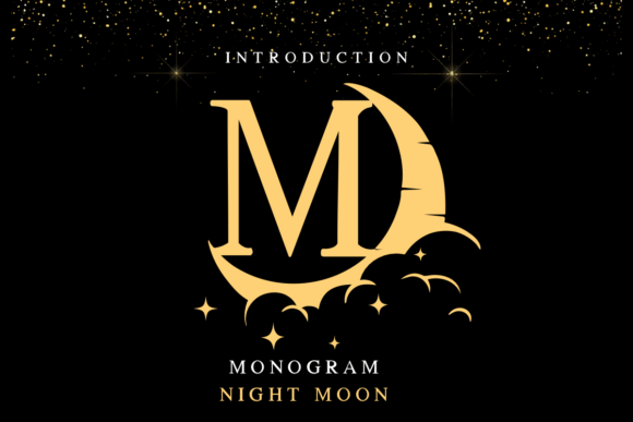 Night Moon Monogram Font Review