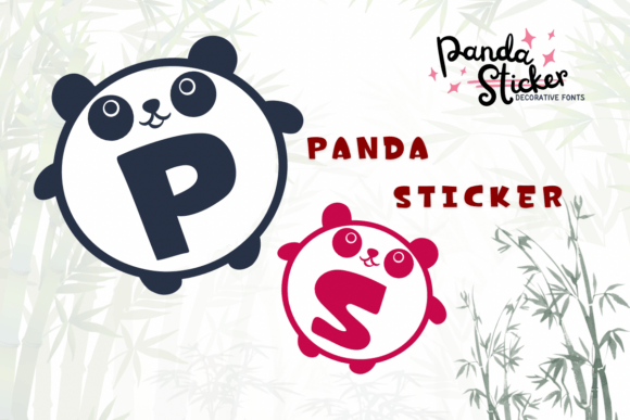 Panda Sticker Font for Creative Campaigns