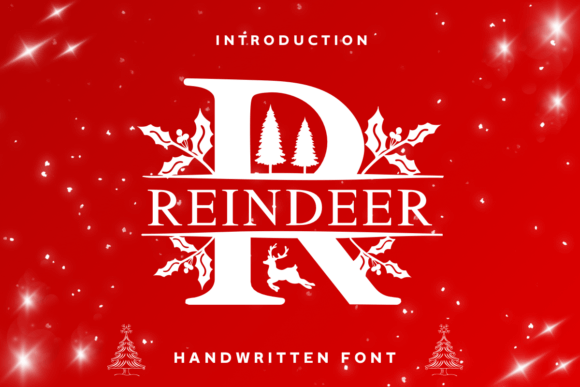 Reindeer Monogram Font