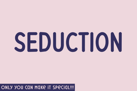 Seduction Font: Elegant Display Type