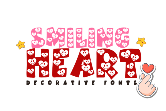 Smiling Heart Font for Web Design