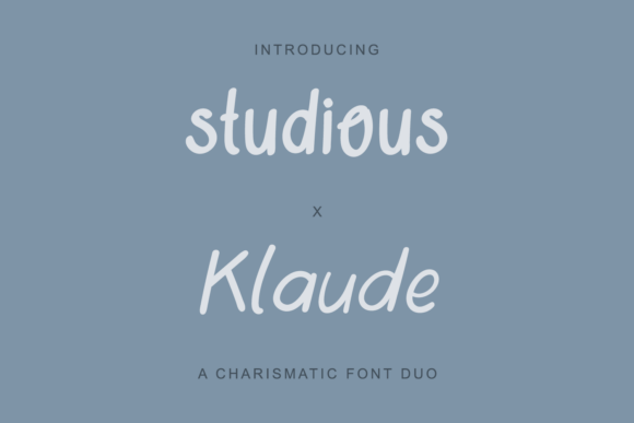 Studious X Klaude: A Magical Script Font