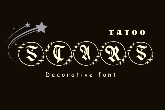 Tattoo Stars Font for Bold Branding