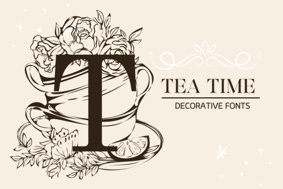 Teatime: A Decorative Font for Creative Projects