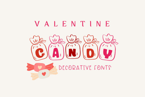 Valentine Candy Font for Web Design